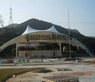 深圳坪山碧嶺生物園舞臺膜結(jié)構