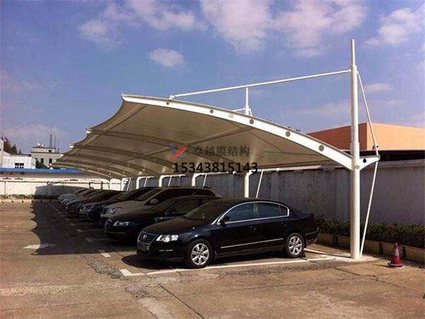 桂東<font color='red'>膜結(jié)構(gòu)停車棚</font>【充電站雨棚】設計安裝