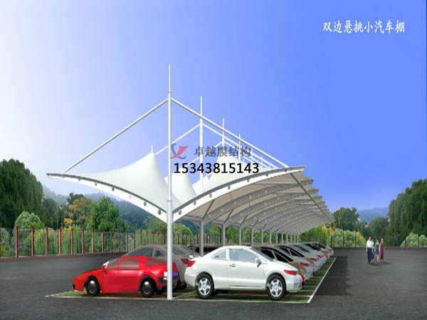 鎮(zhèn)康膜結構停車棚【雨棚遮陽棚生產(chǎn)安裝】
